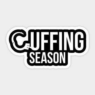 Cuffing Season Sticker